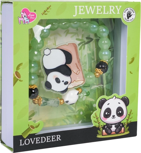 Set de bijoux pour enfants Panda vert