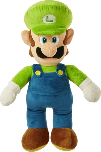 Figurine en peluche Super Mario - Luigi 30 cm