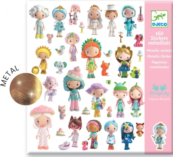 DJECO Autocollants métalliques Tinyly