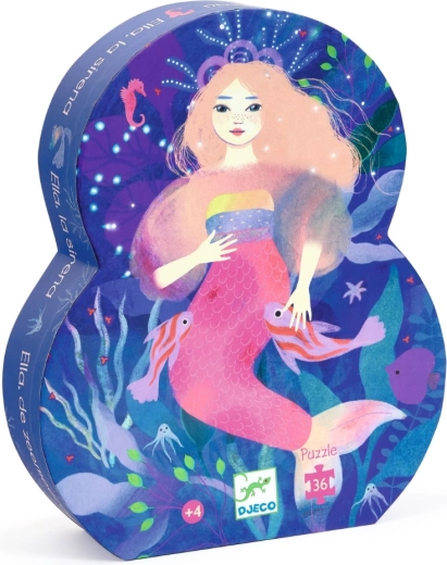 Puzzle Djeco La sirène Ella, 36 pièces