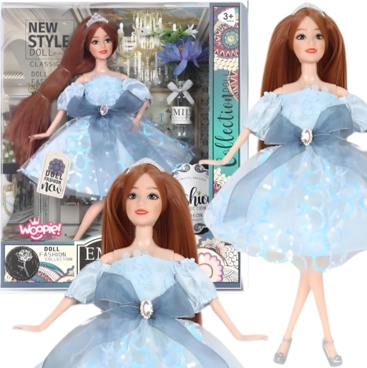 Woopie Royal poupée Emi en robe de tulle azur