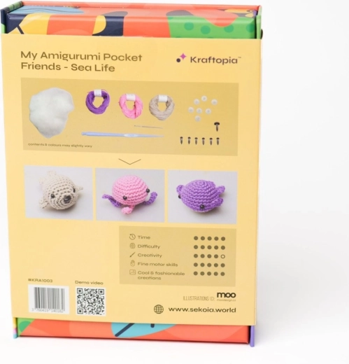 Tout le nécessaire dans le coffret, y compris des yeux de sécurité