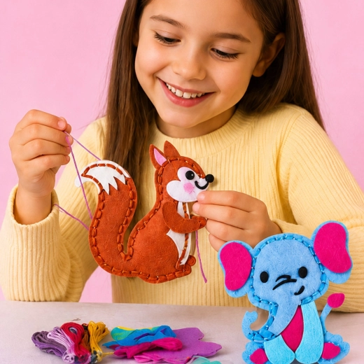 Couture en feutrine étape par étape