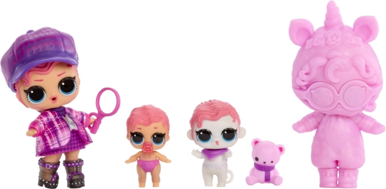 Poupée fashion, bébés et animal de compagnie