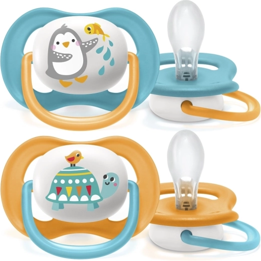 Philips Avent sucette Ultra Air animaux 6–18 m, garçon, 2 pcs