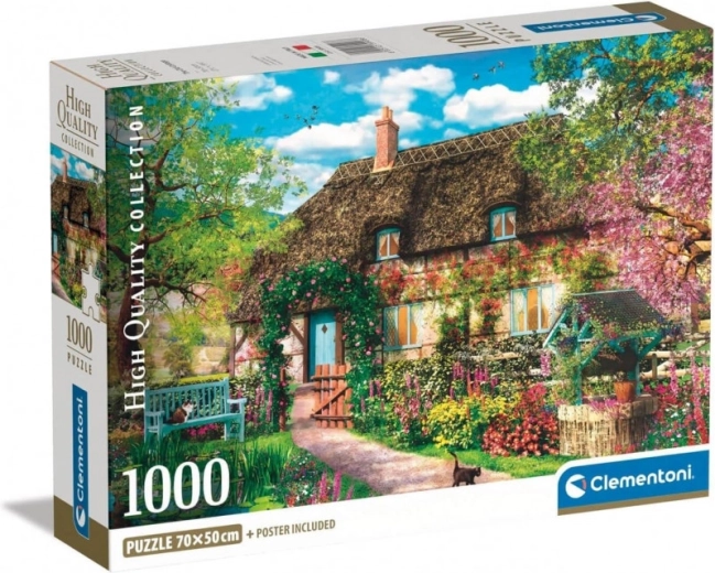 Puzzle 1000 pièces Compact Vieux Cottage