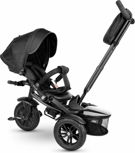 Guidage confortable par le parent et espace de rangement pour les déplacements