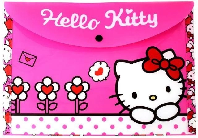 Pochette pour cahiers Hello Kitty