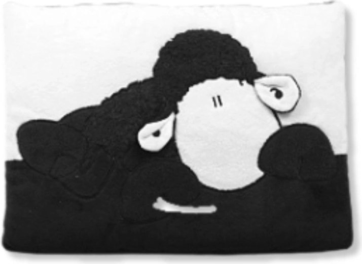 coussin noir et blanc SHEEPWORLD II
