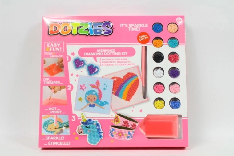 Diamond Dotz kit de loisirs créatifs – mosaïques de diamants et accessoires