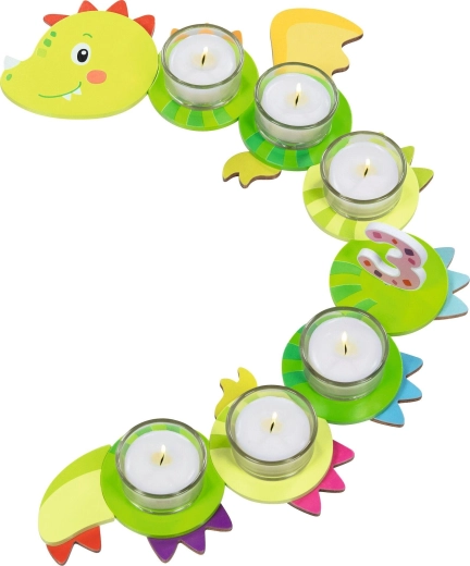 6 supports en verre pour bougies chauffe-plat
