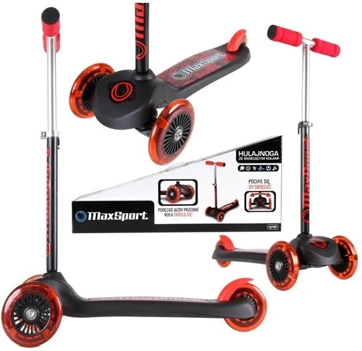 Trottinette avec roues lumineuses