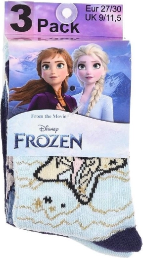 3 designs Frozen différents dans un seul emballage