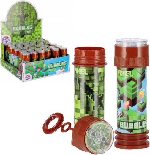 Bublifuk Pixel 55 ml – souffleur de bulles pour enfants en deux designs