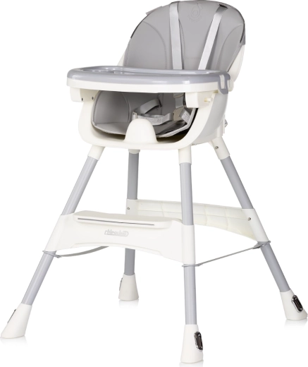 Chaise haute Chipolino Avocado Platinum