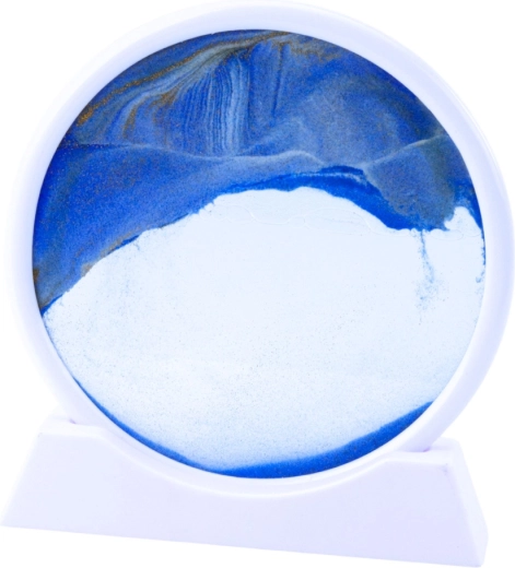 Effet 3D apaisant avec sable bleu