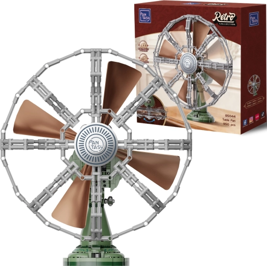 Pantasy Retro Collection – ventilateur de table rétro – kit de construction avec pales mobiles
