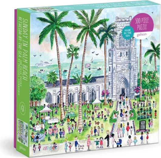 Puzzle Galison Dimanche à Palm Beach 500 pièces