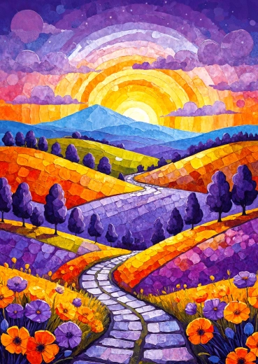 Enjoy puzzle Chemin vers la lumière 1000 pièces