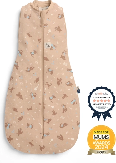 Couverture d’emmaillotage et gigoteuse 2-en-1 ErgoPouch Cocoon Melody, 3–6 mois, 1,0 TOG