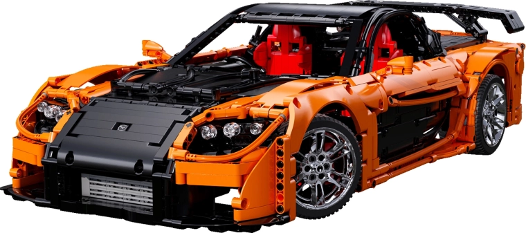 Allure imposante de la voiture de sport de 56 cm