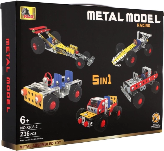 Cinq modèles dans un seul kit