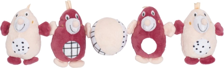 Douces figurines en peluche