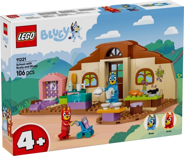 LEGO Bluey – l’école avec Rusty et Bluey