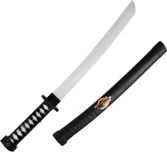 Épée de samouraï ninja pour enfants avec lumière et sons, 56 cm