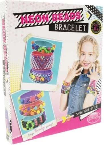 Kit créatif pour fabriquer des bracelets – Neon Beads Bracelet