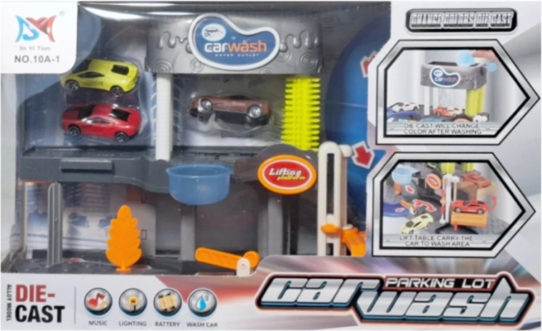 Station de lavage automobile pour enfants avec effets lumineux et sonores