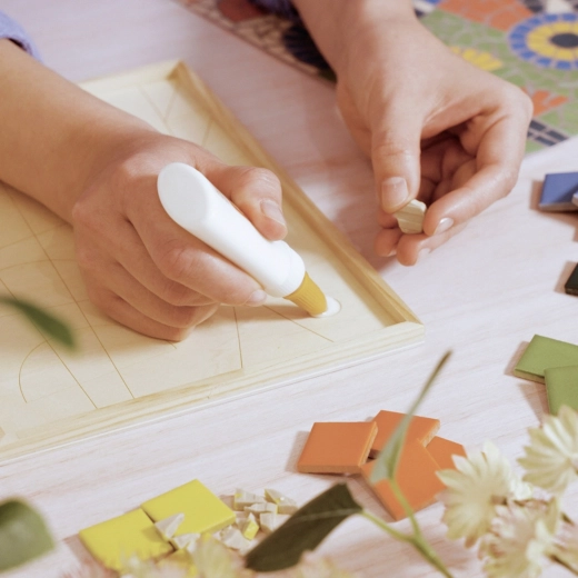 Collage facile et placement précis