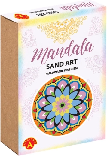 Peinture au sable – mandala