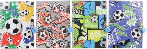 Carnet à cadenas football