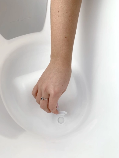 Bouchon pratique pour une vidange rapide de l’eau