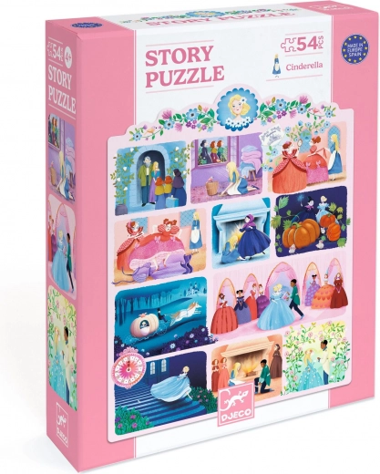 DJECO Puzzle féerique Cendrillon - 54 pièces