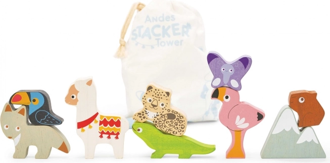 Le Toy Van tour empilable andine avec pochette