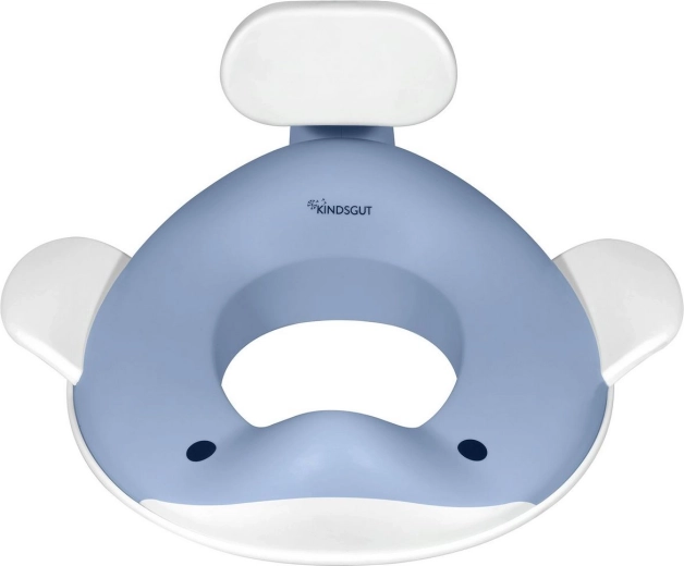 Kindsgut réducteur de WC baleine bleu pigeon - 1 pièce