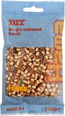 Perles à repasser Hama Midi dorées 1000 pcs