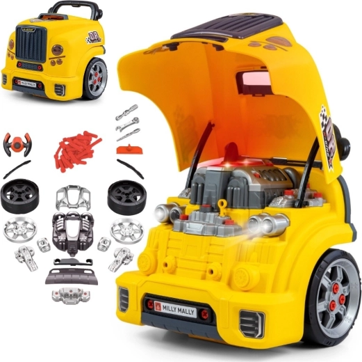 Milly Mally N-gine moteur démontable et atelier – jaune