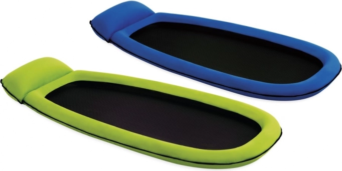 Matelas de plage avec maille rafraîchissante pour la natation bleu INTEX