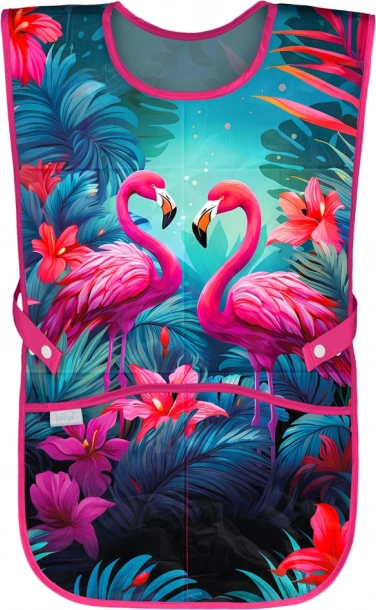 tablier pour enfants avec motif flamants roses BAAGL