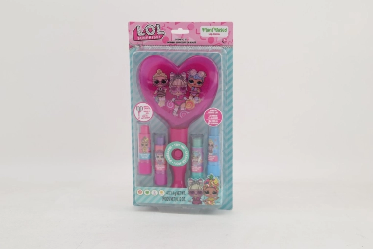 coffret cosmétique avec miroir lumineux lol