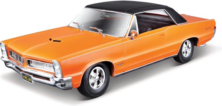 Maisto 1965 Pontiac GTO édition Hurst, modèle réduit orange 1:18