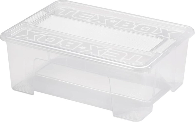 Boîte de rangement en plastique avec couvercle HEIDRUN 10 l