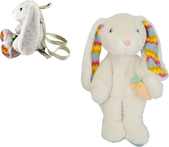 Petit sac à dos en peluche pour enfant – lapin