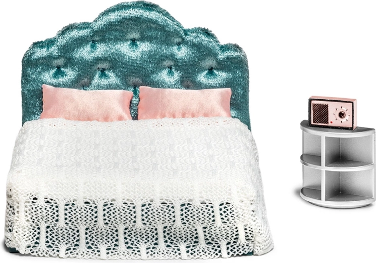 Mobilier de chambre Lundby pour maison de poupées