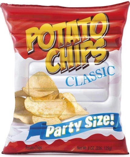 Matelas Gonflable en Forme de Sachet de Chips