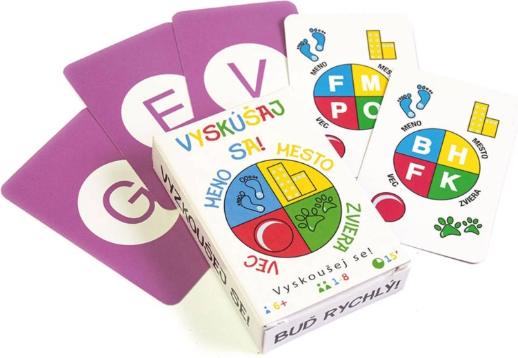 Jeu de cartes Argus Nom, ville, animal, chose 2 en 1
