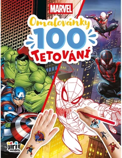 Coloriages et 100 tatouages Marvel